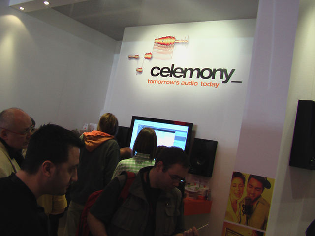 blank The Celemony stand was a hive of activity in Frankfurt